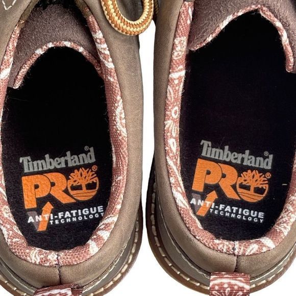 NEW Timberland PRO Hightower Kaffee Water/Oil/Shockproof Oxford Shoes SZ 8 — 8.5 - Picture 10 of 13